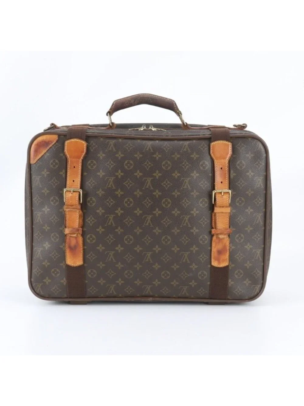 Louis Vuitton Monogram Satellite Leather Boston Bag Cali